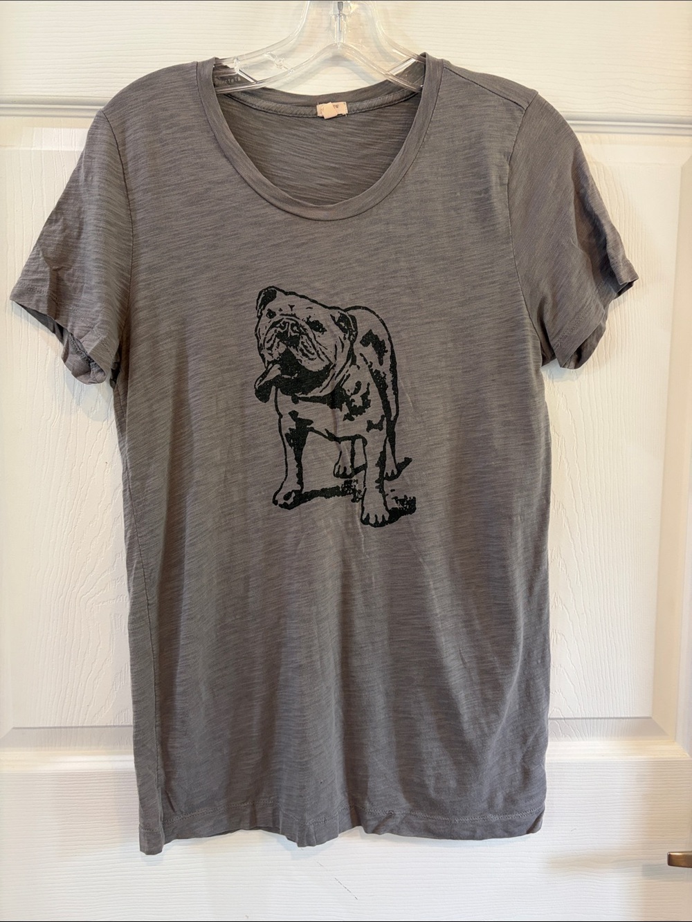 J. Crew Heather Gray Cotton Crewneck Tee